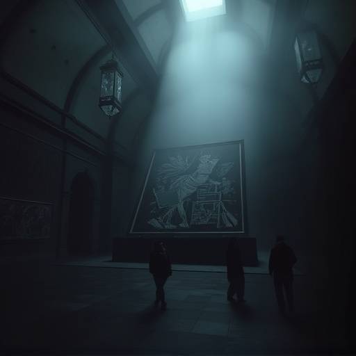 Affiche de la série 'L'Énigme du Louvre'