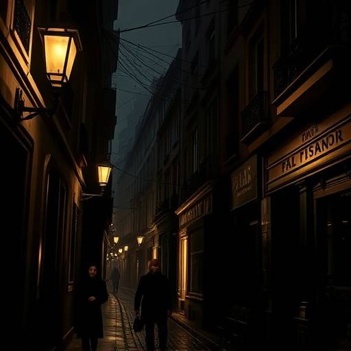 Affiche de la série 'Les Ombres de Paris'