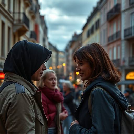 Affiche de la série 'Vies Croisées à Lyon'
